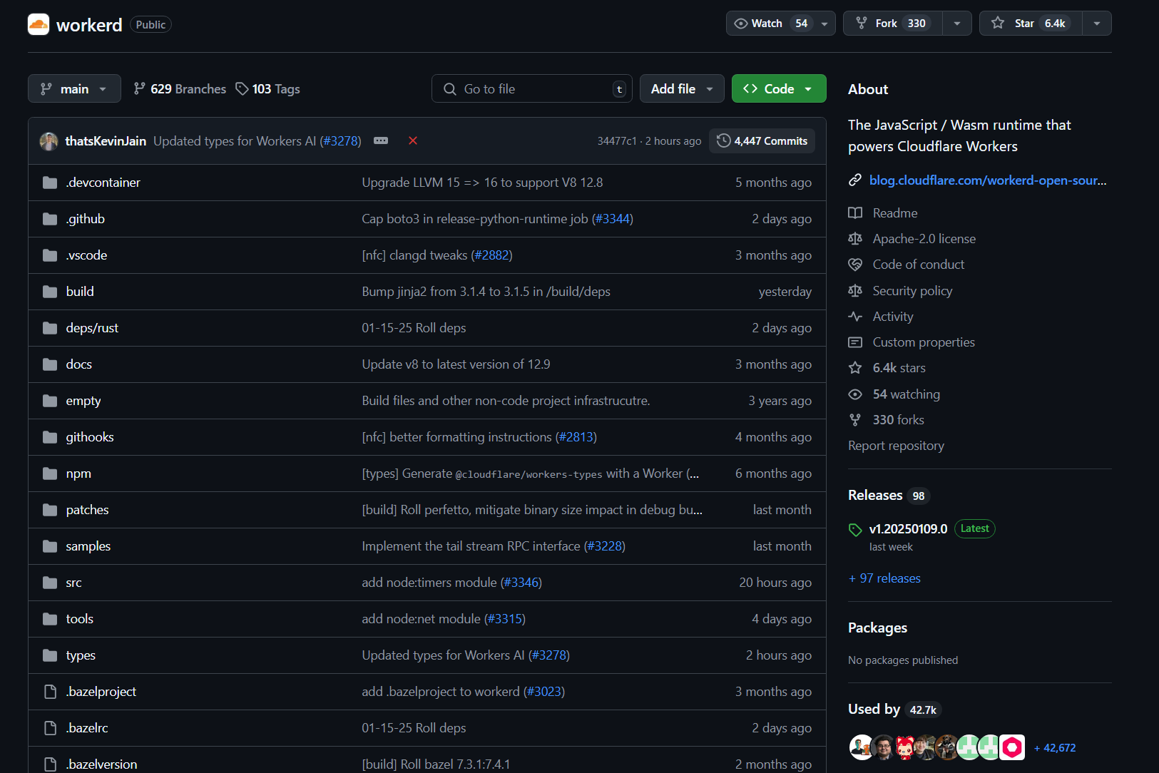 workerd on GitHub